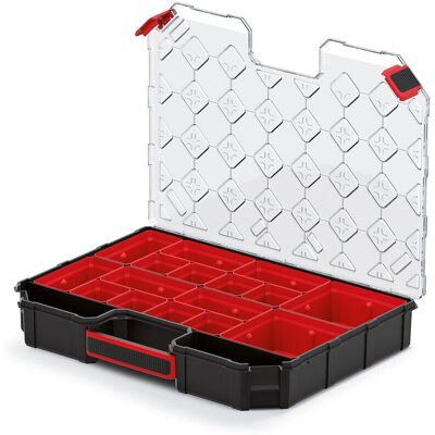 KISTENBERG Aufbewahrungsbox - Ergonomischer Griff, Transparentes Deckel, 390x284x60 mm KISTENBERG Aufbewahrungsbox - Ergonomischer Griff, Transparentes Deckel, 390x284x60 mm