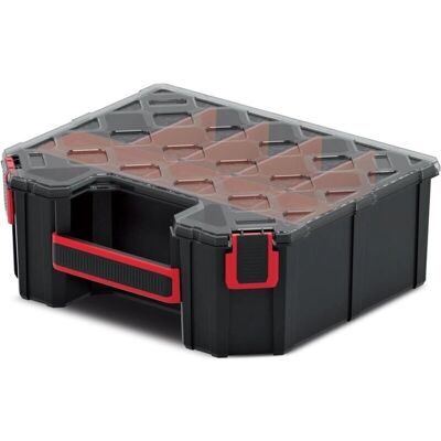 Kistenberg Organizer Box - Multifunktionale Aufbewahrung, Transparenter Deckel, 24,3x28,4x10,5 cm Kistenberg Organizer Box - Multifunktionale Aufbewahrung, Transparenter Deckel, 24,3x28,4x10,5 cm