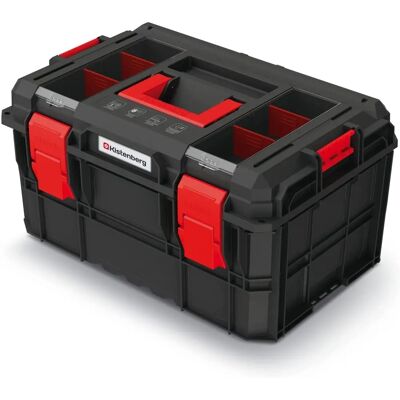 Kistenberg Toolbox - 38x54.6x30.7cm, Black & Red, Heavy-duty Kistenberg Toolbox - 38x54.6x30.7cm, Black & Red, Heavy-duty