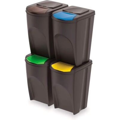Prosperplast Keden Sortibox - Waste Separators - Anthracite Prosperplast Keden Sortibox - Waste Separators - Anthracite
