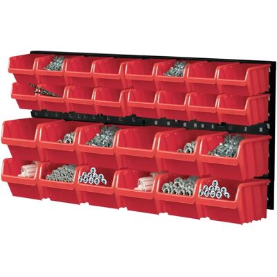 Set pannelli degli attrezzi Kistenberg - Nero e rosso Set pannelli degli attrezzi Kistenberg - Nero e rosso