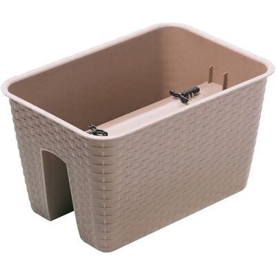 Prosperplast - Railing pot set - Rectangular - Planter - Publicité Prosperplast - Railing pot set - Rectangular - Planter - Publicité