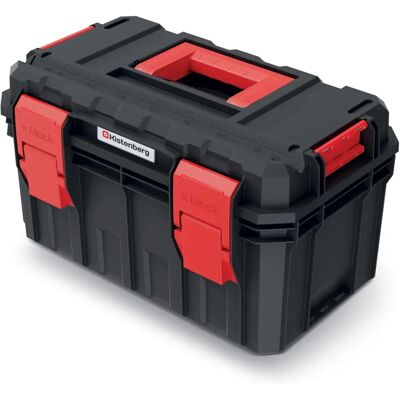 Kistenberg Werkzeugkasten - 28x45x26,4cm - Wasserdicht, IP65, mit Griff & Lineal Kistenberg Werkzeugkasten - 28x45x26,4cm - Wasserdicht, IP65, mit Griff & Lineal