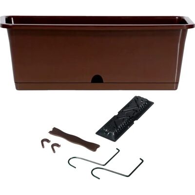 Prosperplast Camelia W - Marrone - 595x170x143 mm - Vaso per piante Prosperplast Camelia W - Marrone - 595x170x143 mm - Vaso per piante