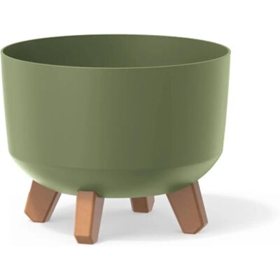 Prosperplast Blumentopf Gracia - Grün Erde - 23,8cm x 23,8cm x 18,7cm - 5,1L Prosperplast Blumentopf Gracia - Grün Erde - 23,8cm x 23,8cm x 18,7cm - 5,1L