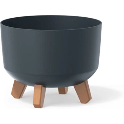 Vaso da fiori Prosperplast Gracia - 23,8cm x 23,8cm x 18,7cm, Antracite Vaso da fiori Prosperplast Gracia - 23,8cm x 23,8cm x 18,7cm, Antracite