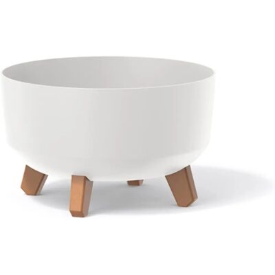 Prosperplast Pot de Fleurs Blanc - Collection Gracia, 28,5x28,5x17,7 cm, 6,8L Prosperplast Pot de Fleurs Blanc - Collection Gracia, 28,5x28,5x17,7 cm, 6,8L
