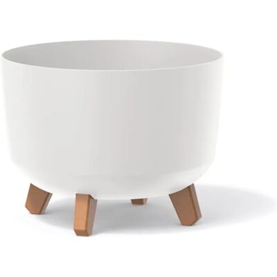 Pot de fleurs Prosperplast Gracia 29x29x22 cm 9,8L - Blanc - Publicité Pot de fleurs Prosperplast Gracia 29x29x22 cm 9,8L - Blanc - Publicité