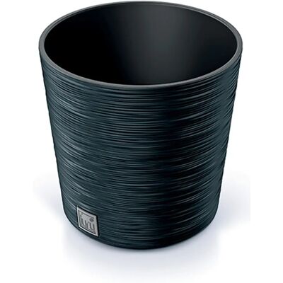 Prosperplast FURU Plant Pot - Relief Design, Water Storage, Drainage, 7.5L Prosperplast FURU Plant Pot - Relief Design, Water Storage, Drainage, 7.5L