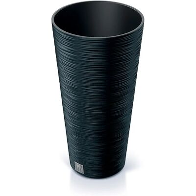 Pot de fleurs Prosperplast Antracite - Collection Furu - 25x25x48cm - 7,5L Pot de fleurs Prosperplast Antracite - Collection Furu - 25x25x48cm - 7,5L