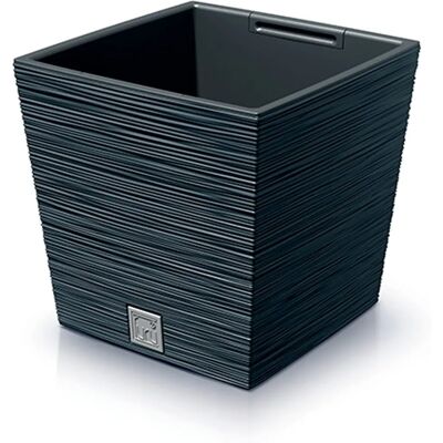 Prosperplast Furu Cementblomkruka - Antracit - 24x24x23,5cm - 7,5L Prosperplast Furu Cementblomkruka - Antracit - 24x24x23,5cm - 7,5L