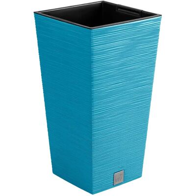 Prosperplast Pflanzkübel - Furu Blau 14L - 29x29x55cm Prosperplast Pflanzkübel - Furu Blau 14L - 29x29x55cm