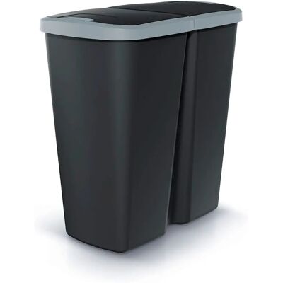 Keden Model Q Kosz na recykling - 45L - Szary Keden Model Q Kosz na recykling - 45L - Szary
