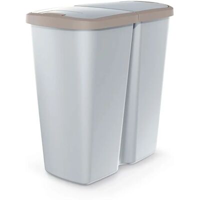 Contenitore Riciclaggio Compatto Keden - 45L - Marrone Contenitore Riciclaggio Compatto Keden - 45L - Marrone