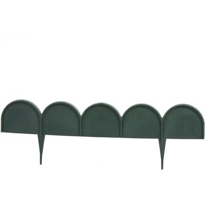 Prosperplast Garden Line Green Plastic Garden Fence - Garden Fence Prosperplast Garden Line Green Plastic Garden Fence - Garden Fence