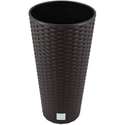 Prosperplast Ocker Dunkle Blumentopf - 64L mit Einsatz Prosperplast Ocker Dunkle Blumentopf - 64L mit Einsatz