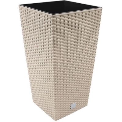 Vaso da fiore Rato Square Mocca con Inserto - 11,4L Vaso da fiore Rato Square Mocca con Inserto - 11,4L