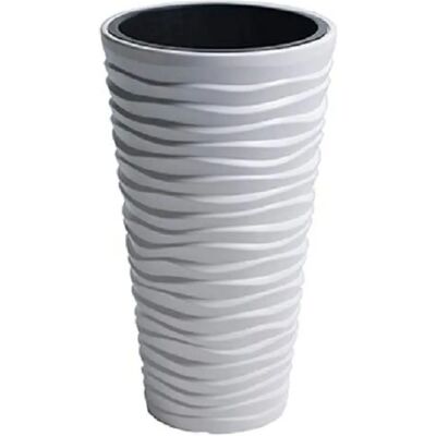 Prosperplast Sand Slim Tall Garden Plant Pot - Indoor Outdoor UV Resistant Prosperplast Sand Slim Tall Garden Plant Pot - Indoor Outdoor UV Resistant