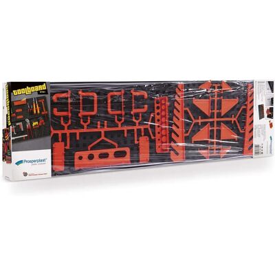Prosperplast 80x8x24.5 Cm Wandhalterung - Wand Storage Organizer Prosperplast 80x8x24.5 Cm Wandhalterung - Wand Storage Organizer