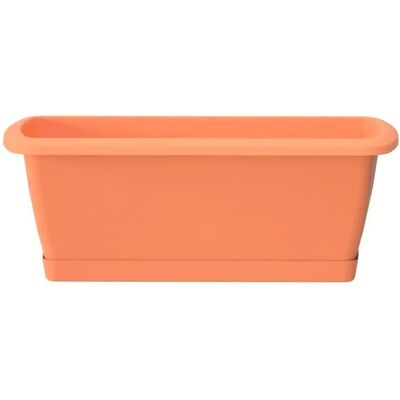 Vaso da Fiori in Terracotta Prosperplast - 78.6x18.4x14.5 cm - Design Moderno Minimalista Vaso da Fiori in Terracotta Prosperplast - 78.6x18.4x14.5 cm - Design Moderno Minimalista