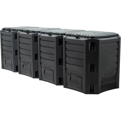 Prosperplast Komposter - 1600L - Schwarz Prosperplast Komposter - 1600L - Schwarz