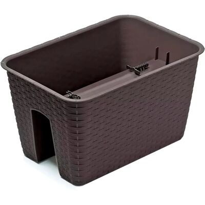 Prosperplast Ratolla Vierkante Bloempot - 13L Donker Oker Prosperplast Ratolla Vierkante Bloempot - 13L Donker Oker