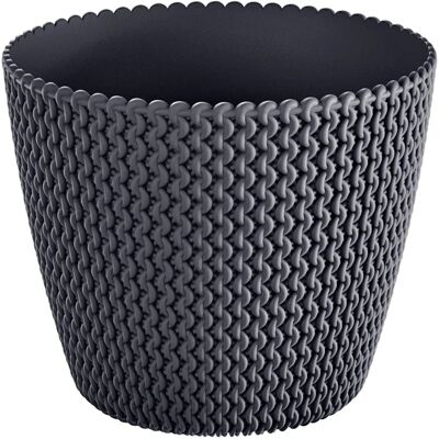 Prosperplast Splofy Runder Blumentopf - 8L Anthrazit Prosperplast Splofy Runder Blumentopf - 8L Anthrazit