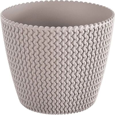 Vaso rotondo 5L Mocca Prosperplast Splofy Vaso rotondo 5L Mocca Prosperplast Splofy