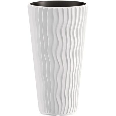 Prosperplast Donica Sandy Slim - Golfvormige Bloempot - Plantbak Prosperplast Donica Sandy Slim - Golfvormige Bloempot - Plantbak