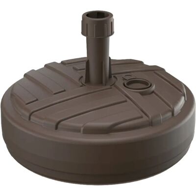 Base per ombrellone rotonda Prosperplast - 39x39x13cm - Marrone Base per ombrellone rotonda Prosperplast - 39x39x13cm - Marrone