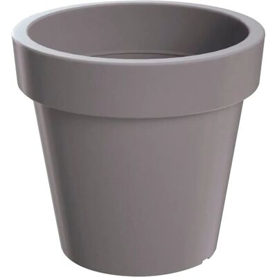 Pot de Fleur Lexo Round Prosperplast - 212L, 800x800x740mm, Pierre grise - Publicité Pot de Fleur Lexo Round Prosperplast - 212L, 800x800x740mm, Pierre grise - Publicité