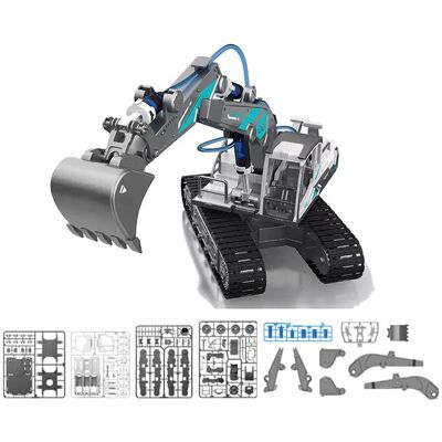 Zestaw hydrauliczny koparki Lean Toys - 130 elementów Zestaw hydrauliczny koparki Lean Toys - 130 elementów
