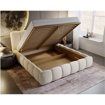 Cloud 200x200 Beige Double Bed with Storage - Bed Cloud 200x200 Beige Double Bed with Storage - Bed