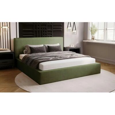 Höffner Malton Grünes Polsterbett mit Stauraum - Bett Höffner Malton Grünes Polsterbett mit Stauraum - Bett