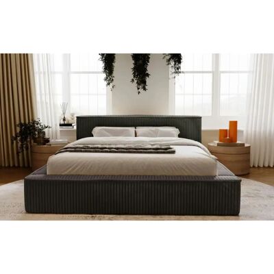 Lago Polsterbett mit Stauraum - 120x200 - Schwarz Lago Polsterbett mit Stauraum - 120x200 - Schwarz
