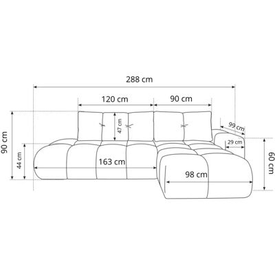 Sconto Sile Creme Ecksofa - Schlafsofa Sconto Sile Creme Ecksofa - Schlafsofa