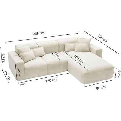 Höffner Leni Grau Ecksofa - Sofas Höffner Leni Grau Ecksofa - Sofas