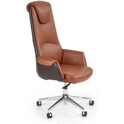 Krzesło Biurowe Halmar CALVANO - Ergonomiczne Ekologiczne Skóro, Regulowana Wysokość, 120kg Krzesło Biurowe Halmar CALVANO - Ergonomiczne Ekologiczne Skóro, Regulowana Wysokość, 120kg