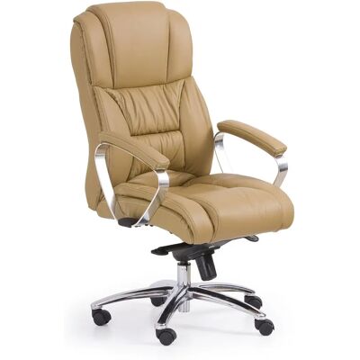 Foster Krzesło Biurowe - Ergonomiczne, Jasnobrązowe - Krzesło Biurowe Foster Krzesło Biurowe - Ergonomiczne, Jasnobrązowe - Krzesło Biurowe