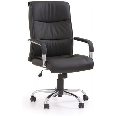 Kancelářská židle Hamilton - TILT ergonomické - Ekologická kůže - Černá Kancelářská židle Hamilton - TILT ergonomické - Ekologická kůže - Černá