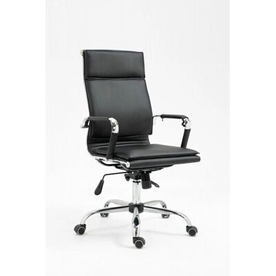 Krzesło biurowe Halmar Mantus - Ergonomiczny mechanizm przechylania, Ekologiczna skóra, Czarny Krzesło biurowe Halmar Mantus - Ergonomiczny mechanizm przechylania, Ekologiczna skóra, Czarny