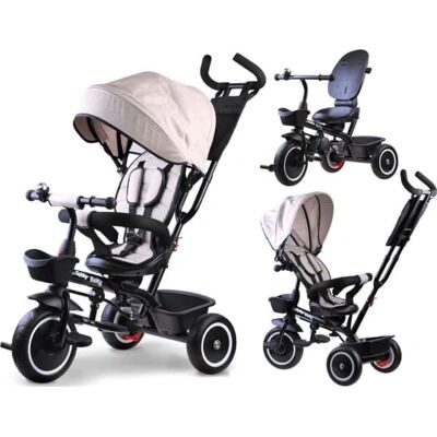 Tiny Bike SP0650 - Tricycle 3-en-1 avec Canopée - Publicité Tiny Bike SP0650 - Tricycle 3-en-1 avec Canopée - Publicité