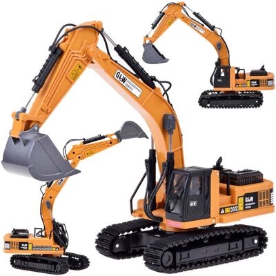 JOKOMISIADA - ZA5012 - Żółty - Toy excavator JOKOMISIADA - ZA5012 - Żółty - Toy excavator
