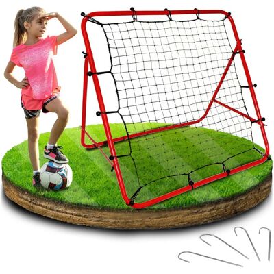 Viking Choice Piłka nożna rebounder - Stal, Czerwony, Czarny - 100x100x70cm - Sprzęt sportowy Viking Choice Piłka nożna rebounder - Stal, Czerwony, Czarny - 100x100x70cm - Sprzęt sportowy