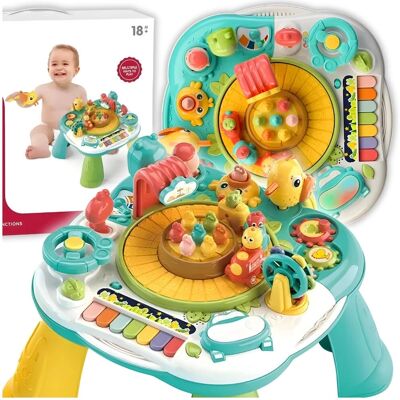 Viking Choice Babytabel - Educatief - Trein - 60x40x50cm Viking Choice Babytabel - Educatief - Trein - 60x40x50cm