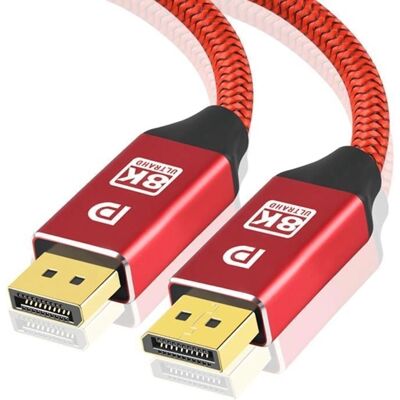 Reagle - RDP200M - DP 1.4 - 2m - DisplayPort-kaapeli Reagle - RDP200M - DP 1.4 - 2m - DisplayPort-kaapeli