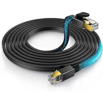 REAGLE - RJ45 Cat8 SFTP 40G - 3m - Noir - Câble Ethernet - Publicité REAGLE - RJ45 Cat8 SFTP 40G - 3m - Noir - Câble Ethernet - Publicité