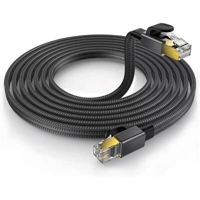 Reagle Ethernet Cat8 10M - 40Gbps - Czarny Reagle Ethernet Cat8 10M - 40Gbps - Czarny
