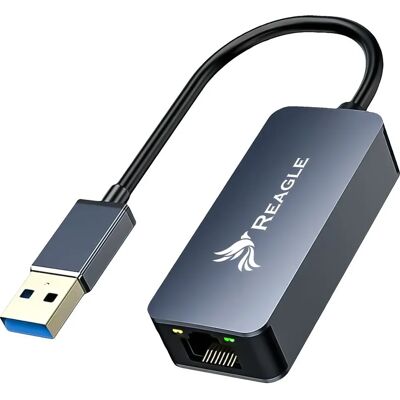 REAGLE USB to LAN 2.5Gbps - Silver - USB - Network Adapter REAGLE USB to LAN 2.5Gbps - Silver - USB - Network Adapter