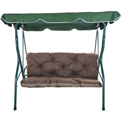SETGARDEN Poduszka na huśtawkę ogrodową - 180x60x50cm - Brązowy SETGARDEN Poduszka na huśtawkę ogrodową - 180x60x50cm - Brązowy